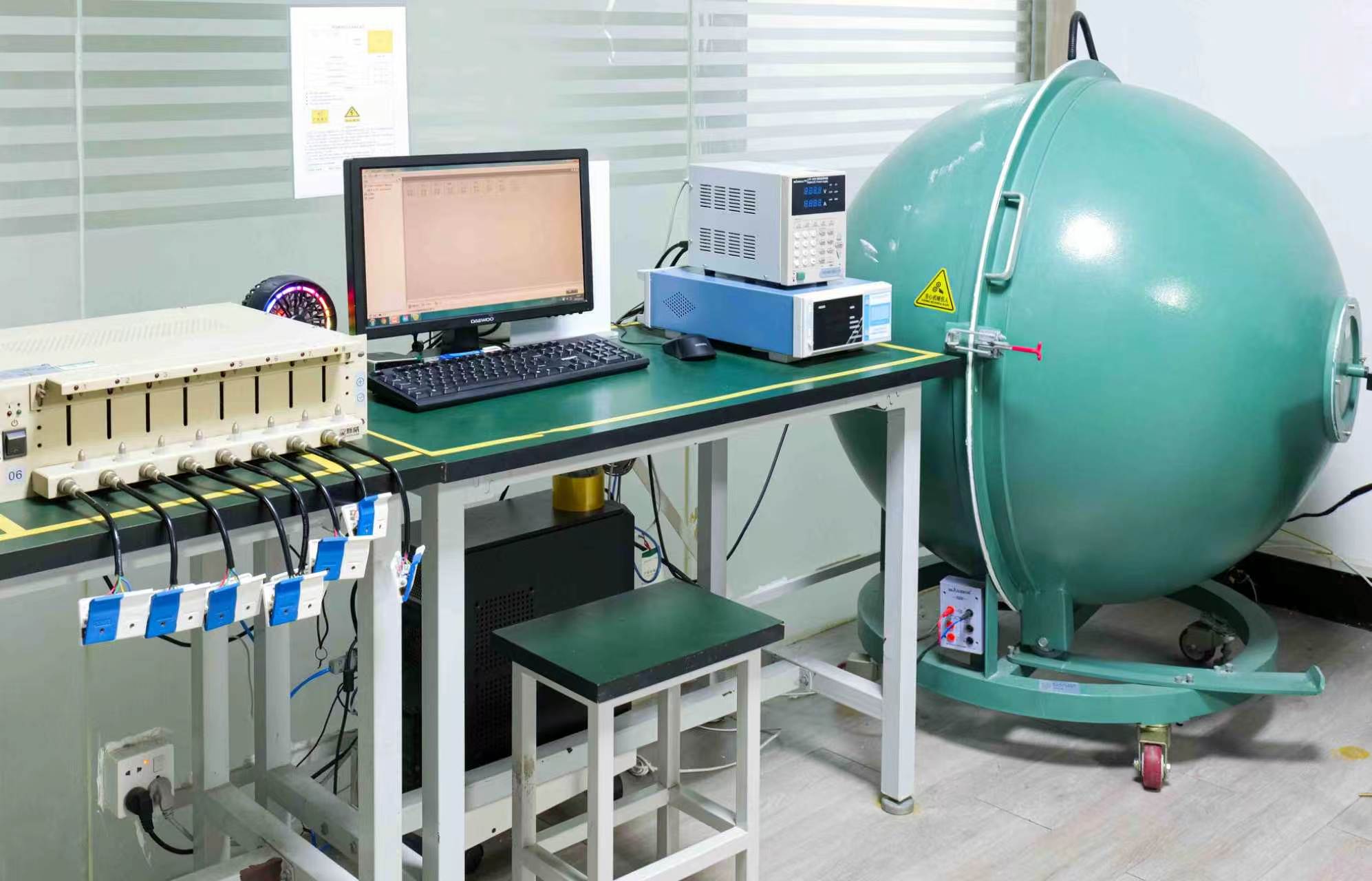 Integrating sphere optical measurement equipment