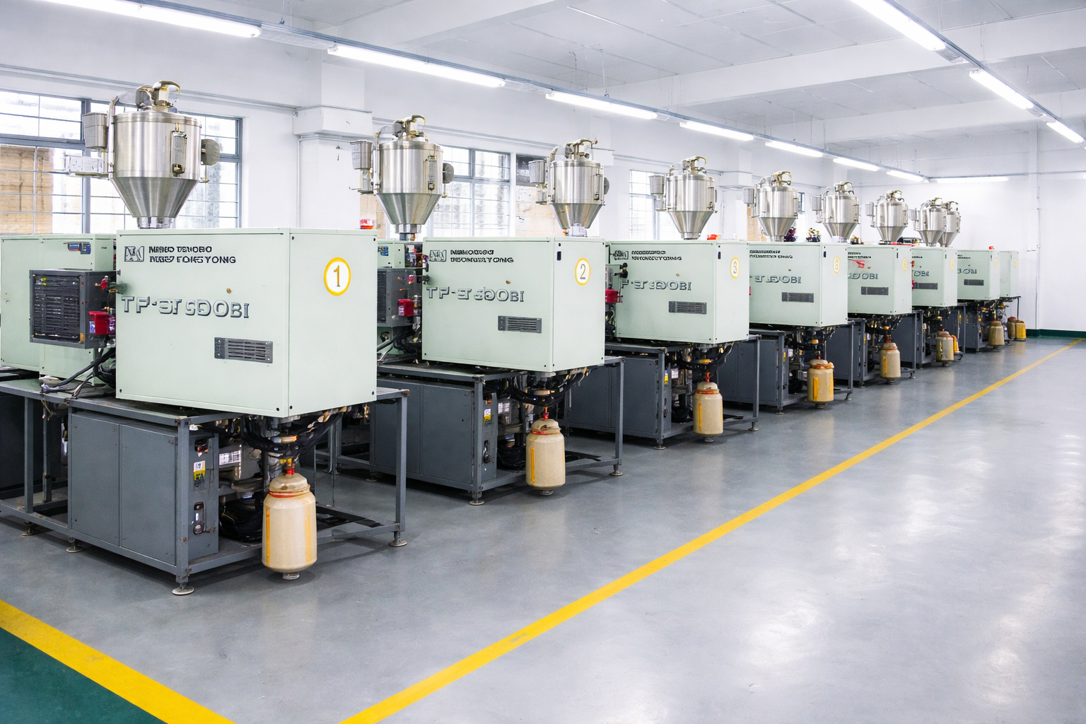 Injection molding and tooling area