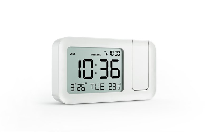 YGH5235 vibration alarm clock — white background product photo