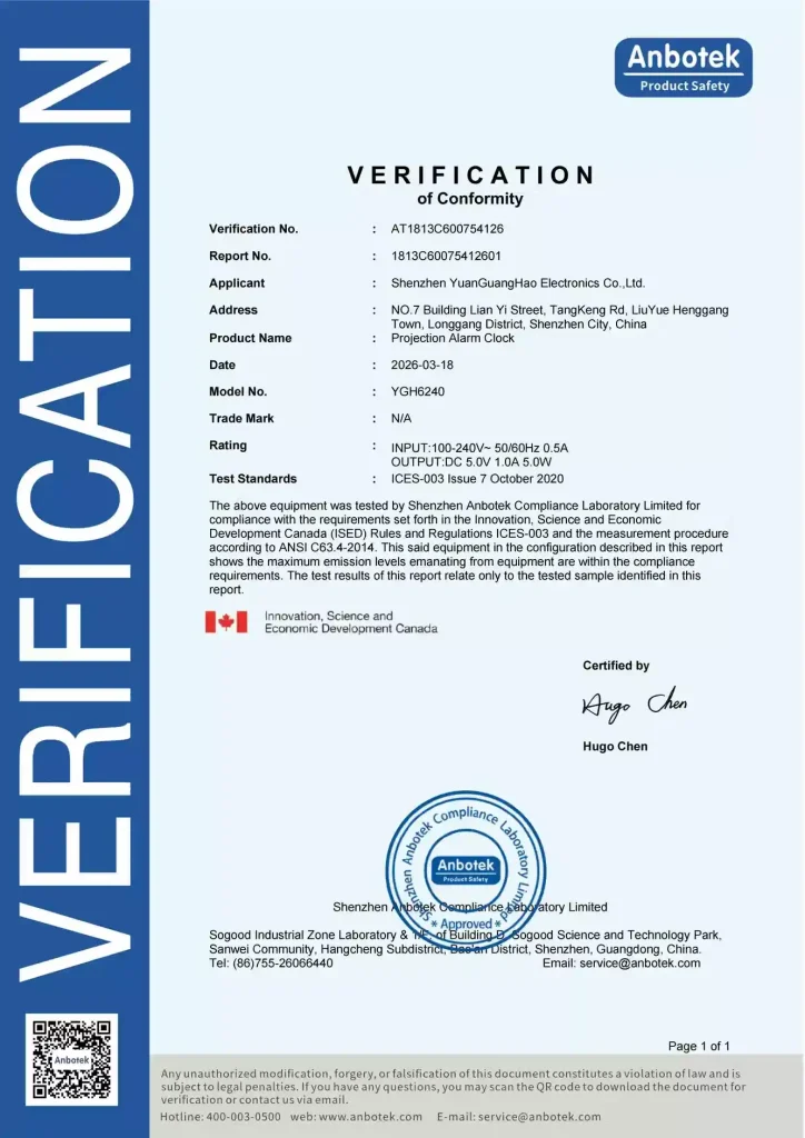 CE+ISED+EMC (YGH6240)