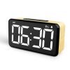 White LED Display Desktop Clock