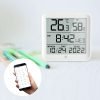 Backlit Digital Clock with Temp/Humidity Display