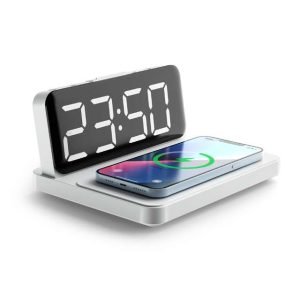 2-in-1 Wireless Fast Charge Digital Clock