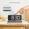 2-in-1 Wireless Fast Charge Digital Clock