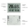 Square Temperature Clock