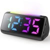 6206D Colorful Night Light Clock