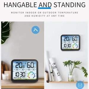 Digital Temperature and Humidity Weather Clock