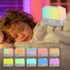 6218 Colorful Night Light Clock