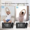 FM Radio Projection Clock