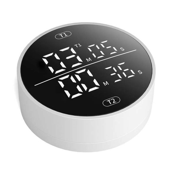 Round Dual-Channe Timer