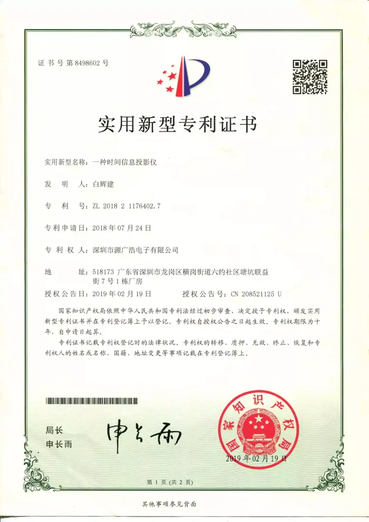 Patent record