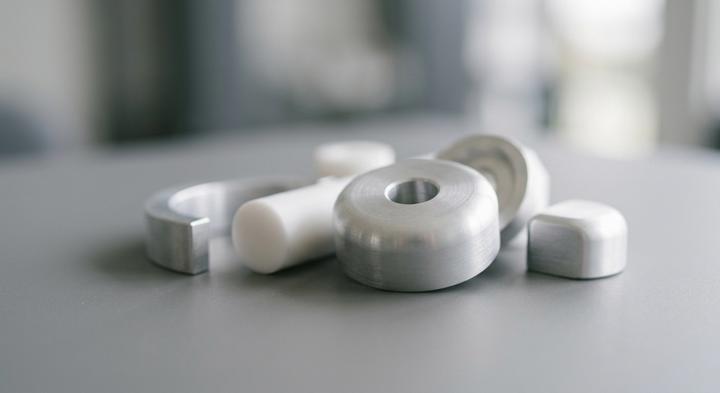 Abstract view of industrial components representing quality control