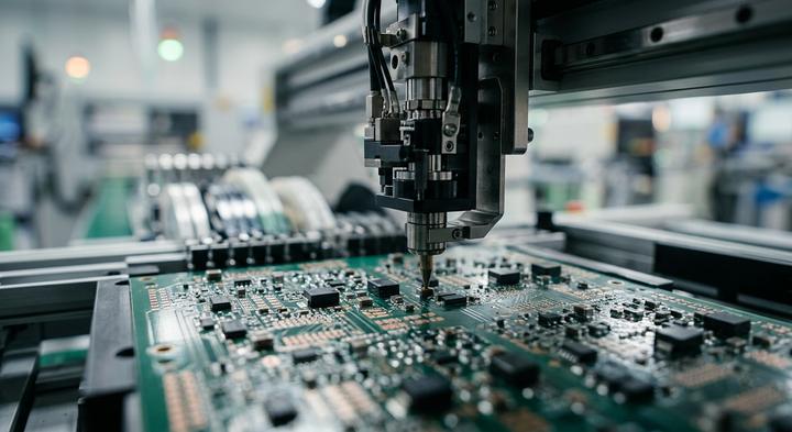 High-precision SMT electronic assembly line for timing hardware manufacturing