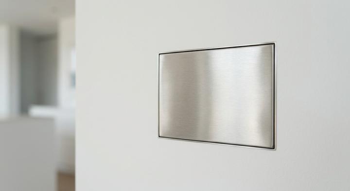 Flush-mounted stainless steel casing designed for sanitary washdown environments