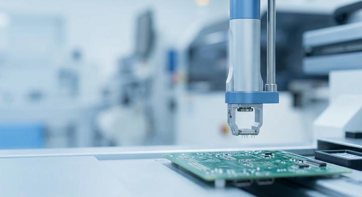 An automated SMT assembly environment in a clean electronic manufacturing facility