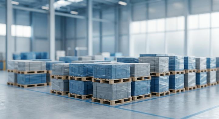 Clean and safe logistics environment representing cargo protection during transit