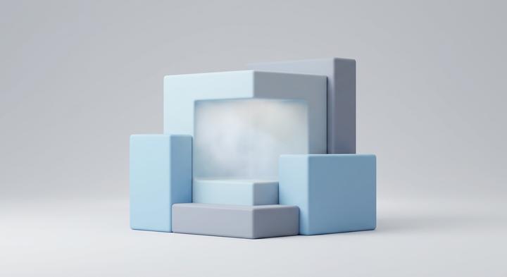 Abstract environmental calibration chamber illustration representing controlled humidity and temperature testing