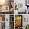 YGH6222 indoor temperature and humidity monitor in four settings