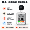 YGH6257 wet bulb globe temperature monitor with black globe sensor