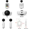 YGH6257 WBGT meter six views and dimension drawing