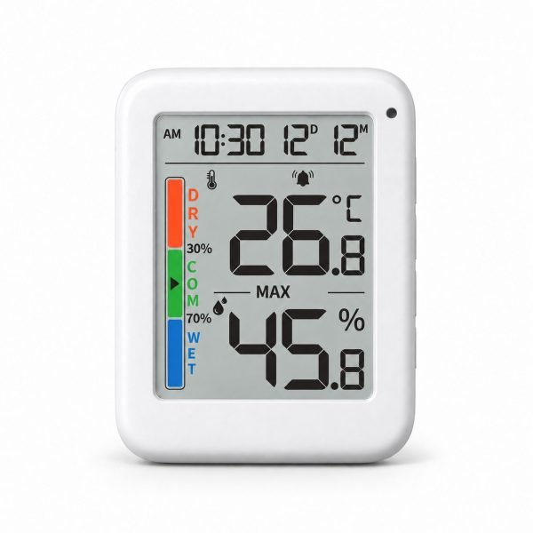 YGH6270 digital thermometer hygrometer with comfort indicator