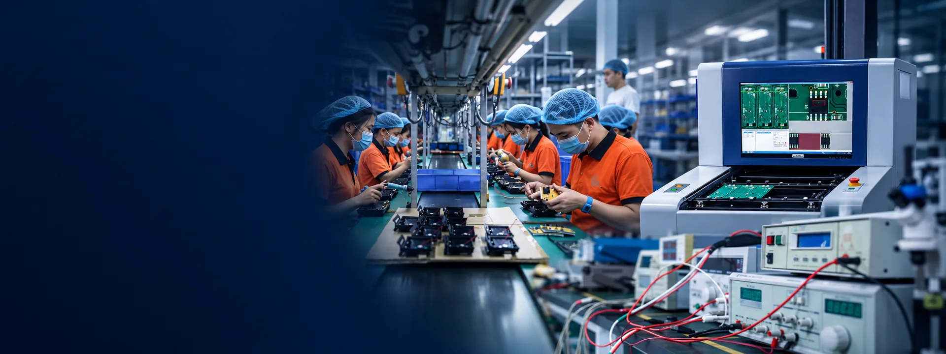 YGHao electronics assembly, AOI inspection and product testing
